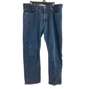 Levi's Men’s 514 Slim Straight Jeans Dark Wash Blue W38 L32 Stretch Denim